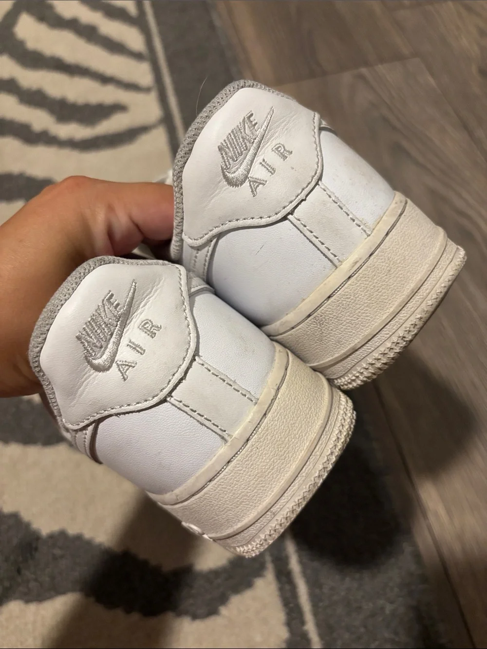 Nike Air Force Ones Women’s 8 White Low